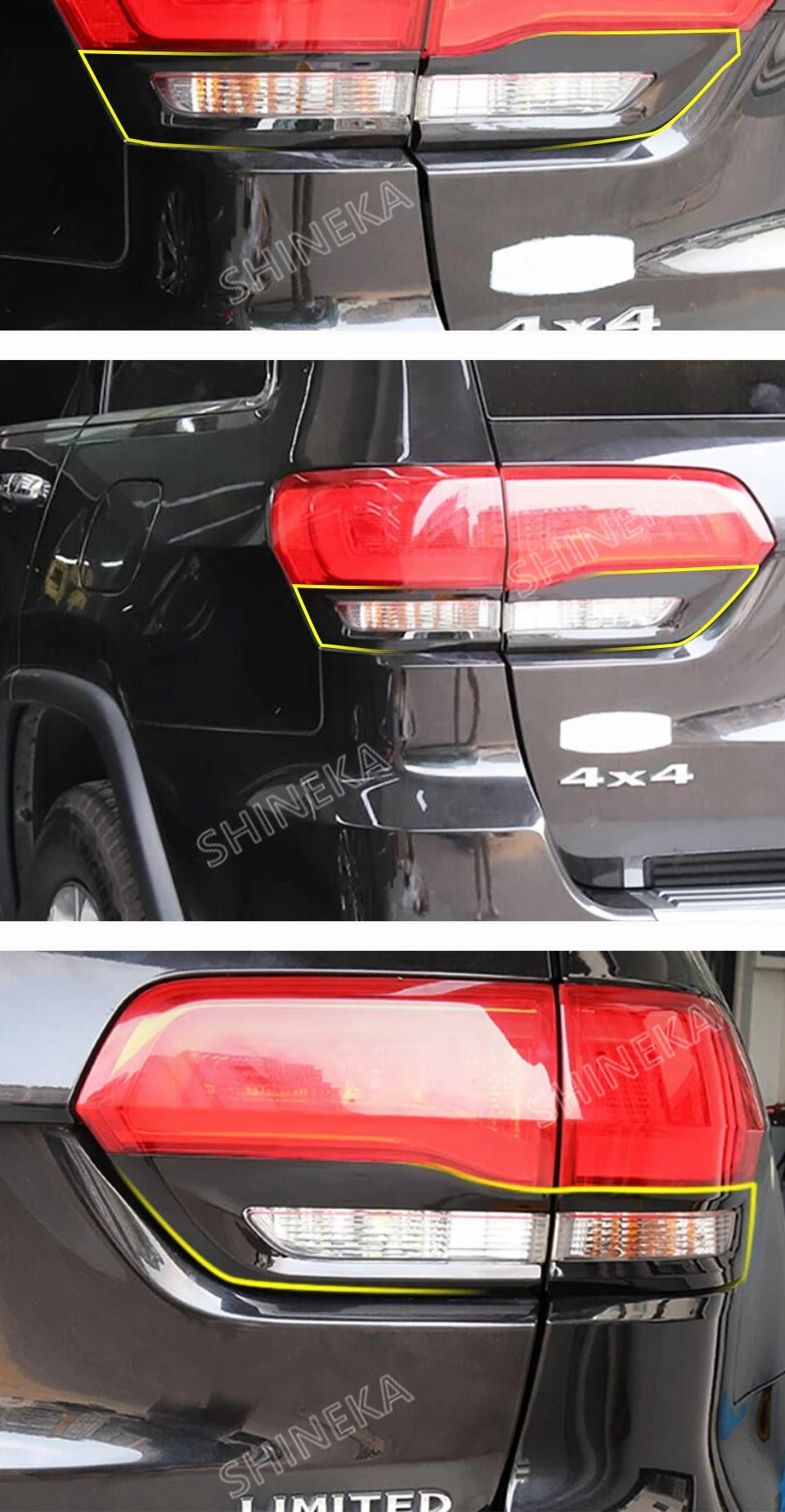 Tail Light Trim Bezel for Jeep Grand Cherokee (2014-2020)