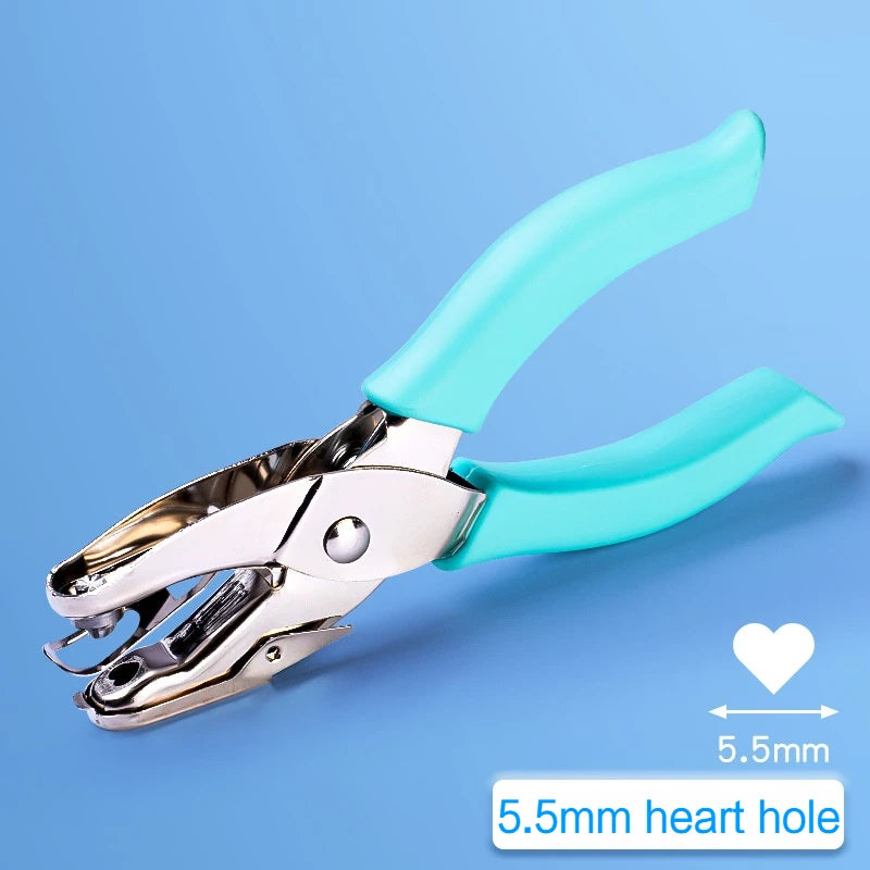 Metal Single-Hole Punch for Scrapbooking and Crafts