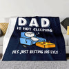 Funny Cartoon Dad Blanket