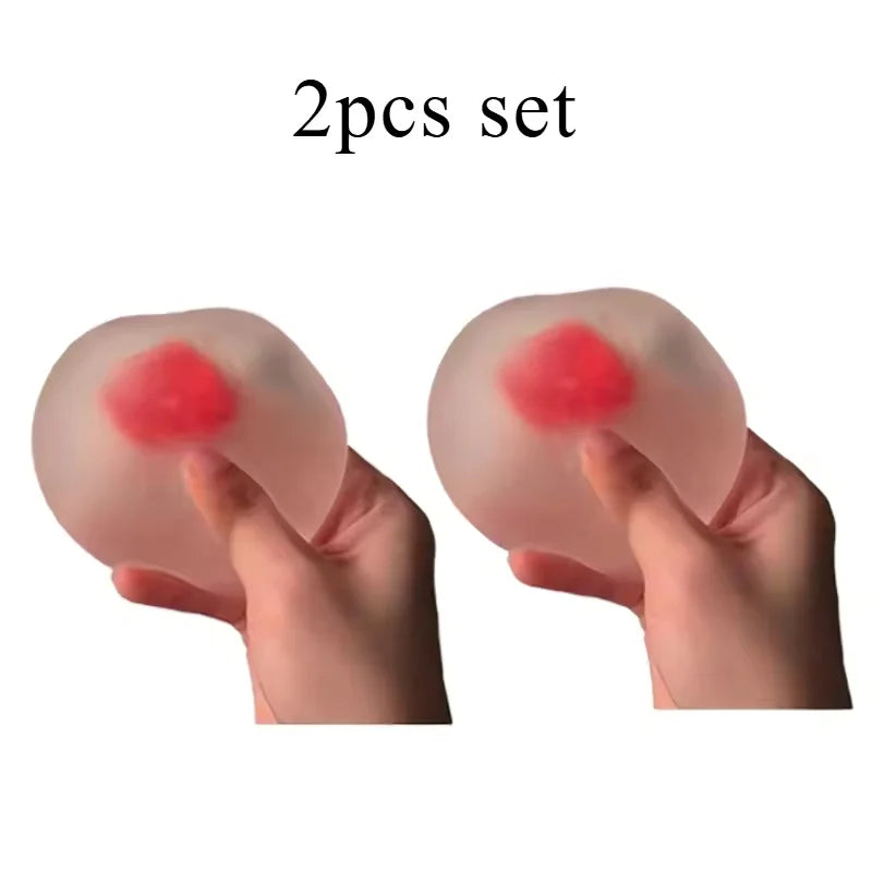 Strawberry Mochi Stress Relief Squeeze Toy