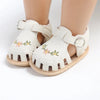 Embroidered Floral Baby Girl Sandals – Soft Sole, Lightweight & Breathable