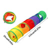Foldable Interactive Cat Tunnel with Crinkle Sound