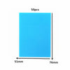 Clear Self-Adhesive Sticky Notes Pack of 50