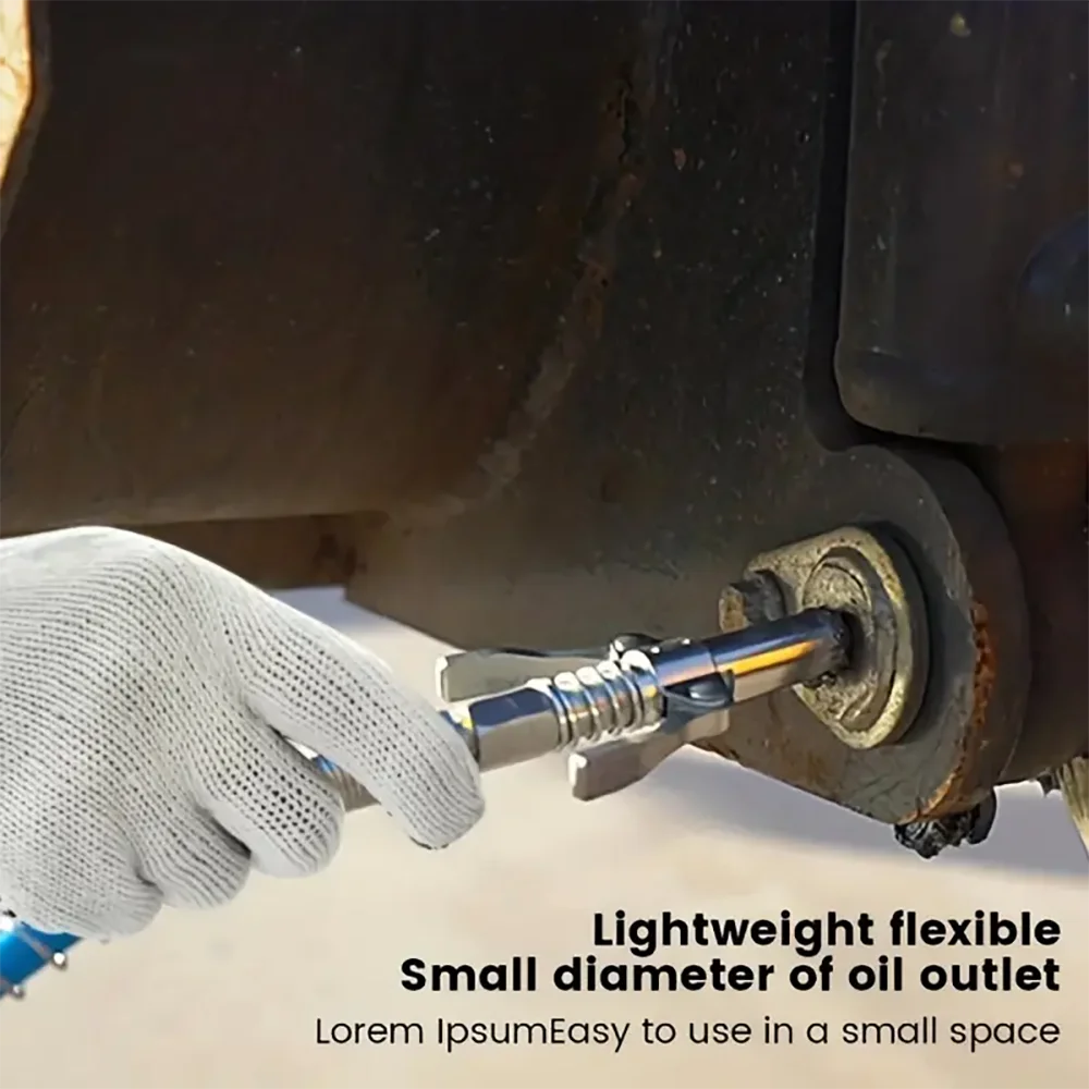 High-Pressure Grease Coupler with NPT1/8 Adapter
