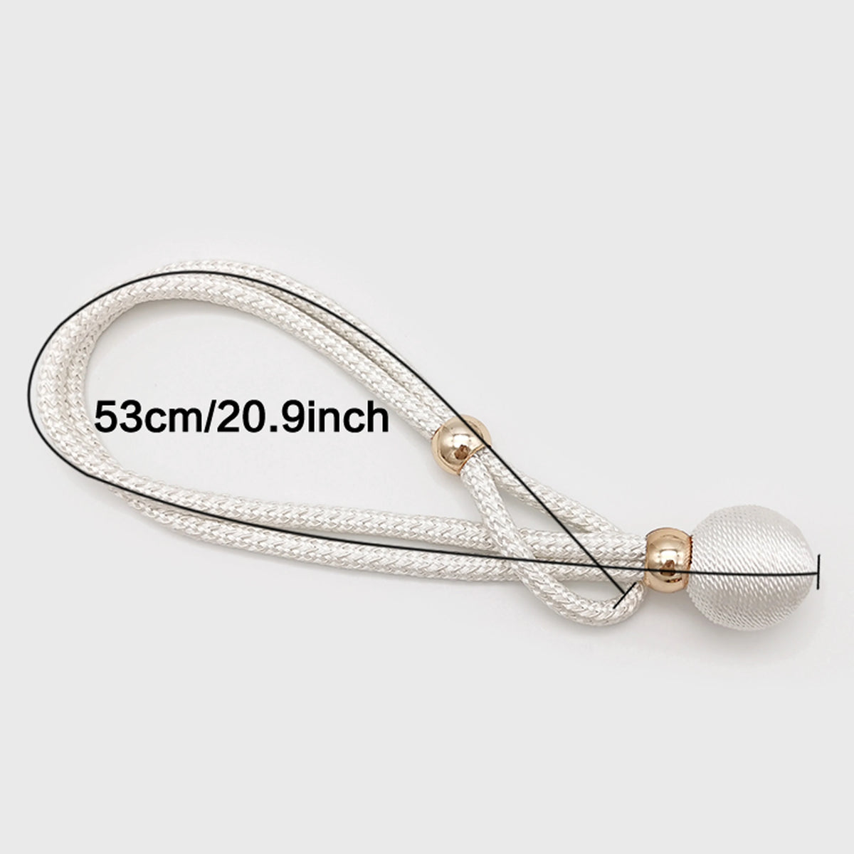 Adjustable French Ball Curtain Tiebacks (Set of 2)