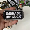 Tactical Military Iron-On Patch with Slogan – Embroidered Badge for DIY Clothing