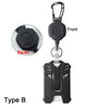 Heavy-Duty Retractable Badge Holder with Card Cover