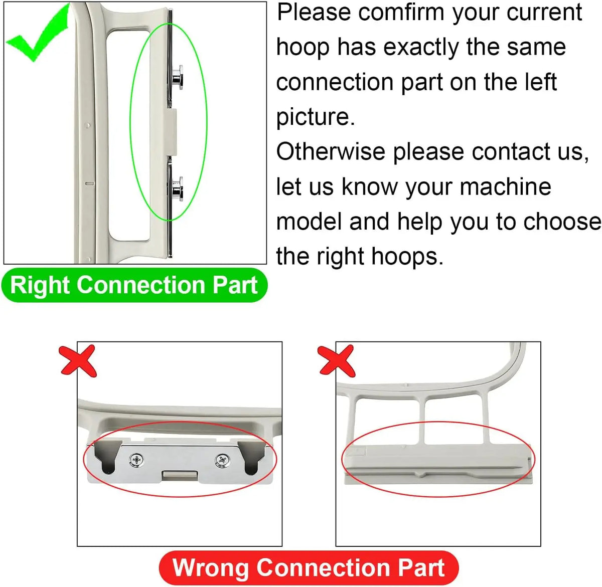 3-Piece Magnetic Embroidery Hoop Set for Brother & Baby Lock Machines