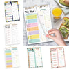 Weekly Meal Planner with Shopping List - 52 Tear-Off Sheets
