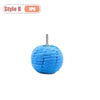 Blue foam drill polishing sponge cone kit for wheels and automotive detailing