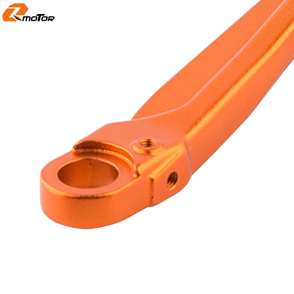 Orange KTM side stand kit with ABS foot component