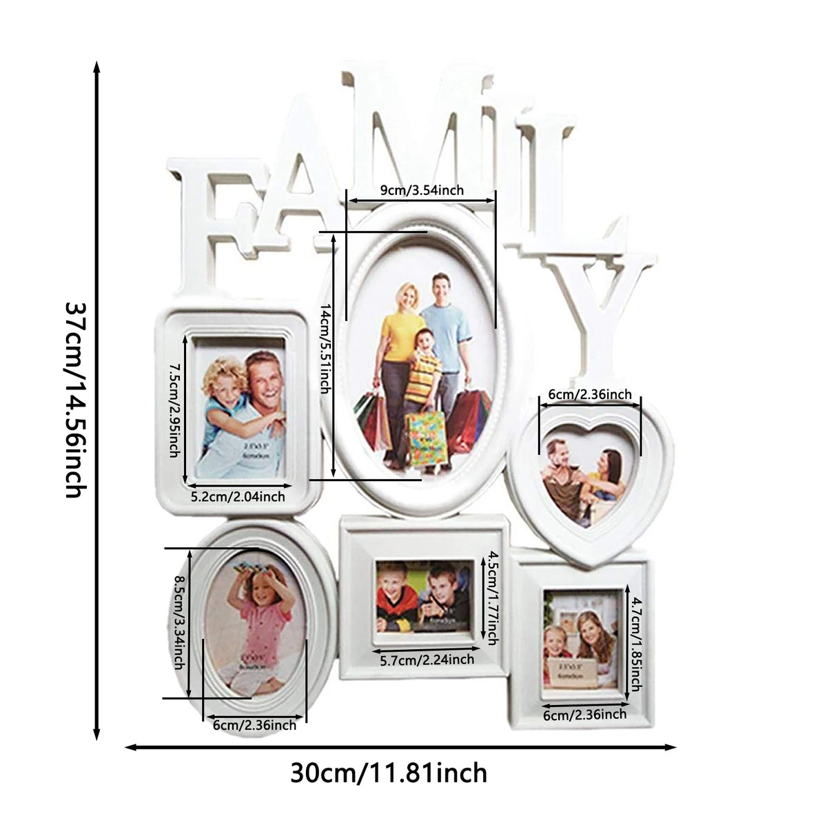 Modern Family Photo Frame Wall Decor