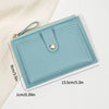 Slim PU Leather Card Holder Wallet