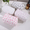 Bowknot Print Makeup Bag - Large Capacity Travel Toiletry Organizer