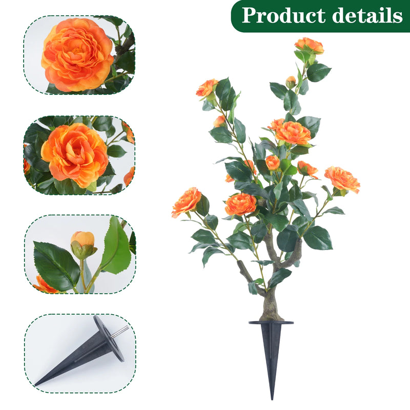 Árbol Topiario de Camelia de 85 cm con Maceta Decorativa