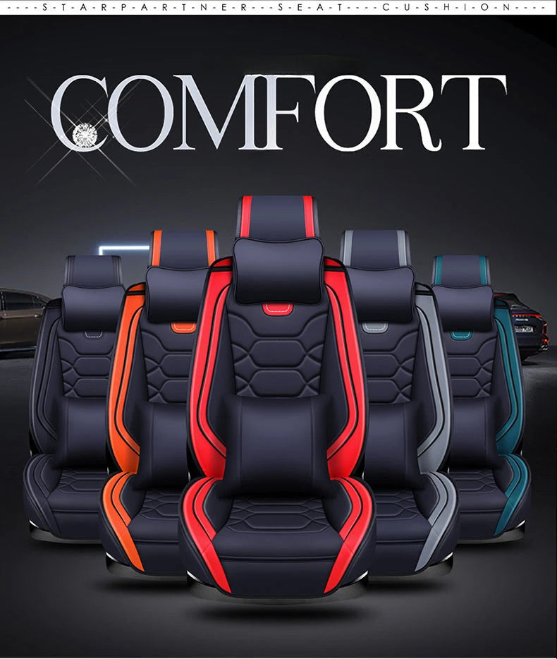 Luxury Universal Car Seat Cover Set – Full Front & Rear Protection
