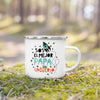 Mug de Camping en Émail « Meilleurs Parents »
