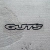 GUTS Text Vinyl Decal – Waterproof Car & Laptop Sticker