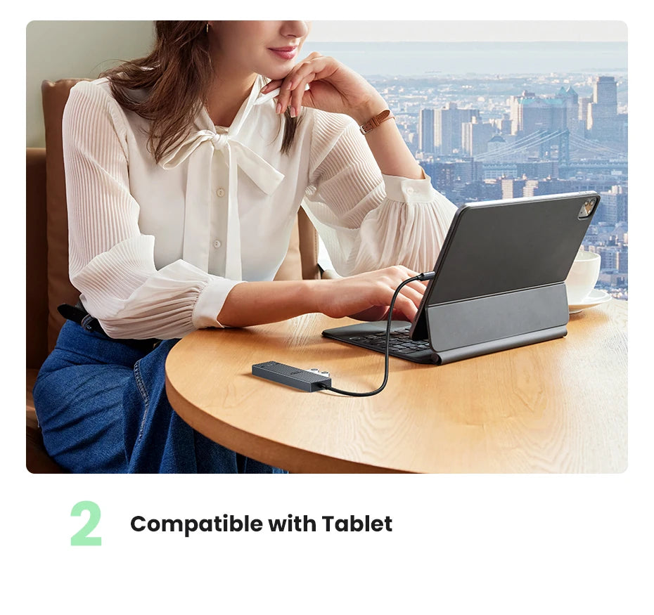 6-in-1 USB-C Hub with 4K HDMI, 10Gbps Data, and 100W Charging