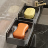 No-Drill Wall Mounted Soap Holder with Drainage