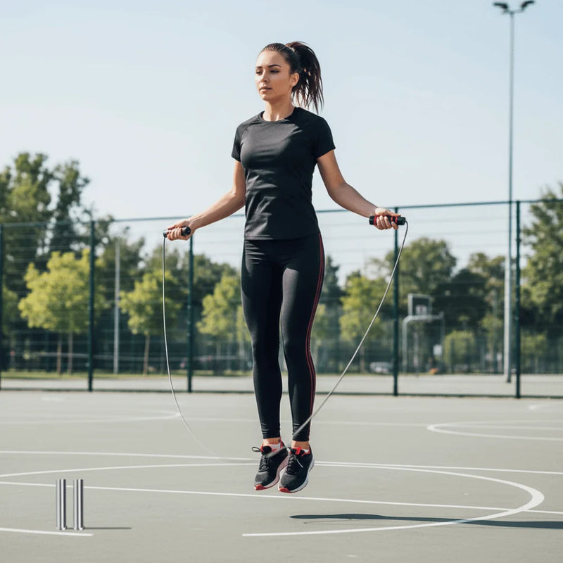 Adjustable Speed Jump Rope with Comfort Foam Handles