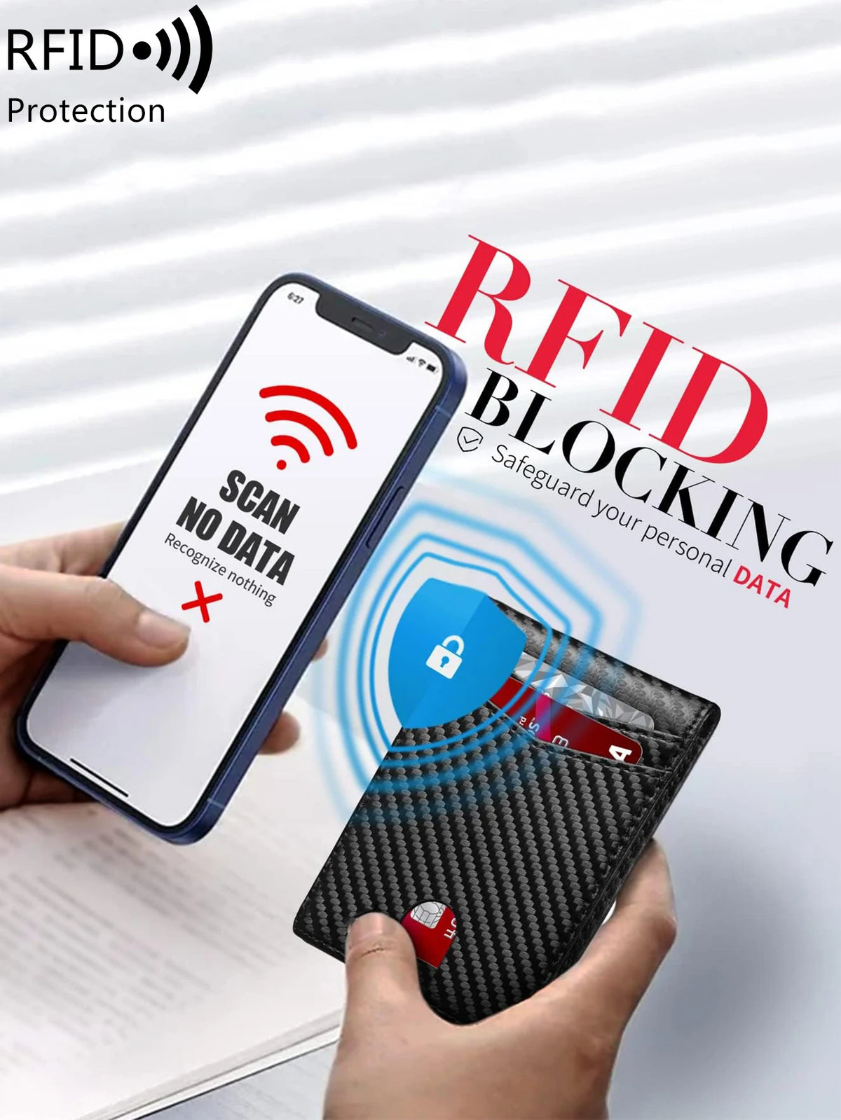 Slim RFID-Blocking Front Pocket Wallet