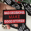 Tactical Military Iron-On Patch with Slogan – Embroidered Badge for DIY Clothing