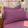 Matte Solid Color Pillowcase with Envelope Closure