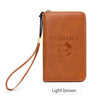 RFID-Blocking Travel Passport Holder with Card Slots