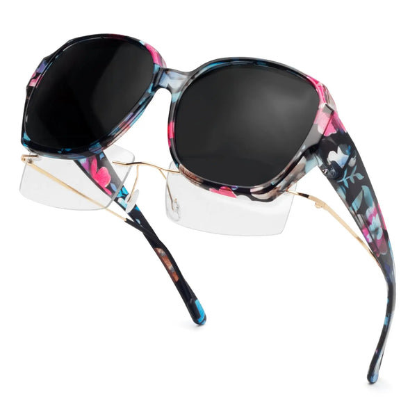 Square Fit-Over Sunglasses for Glasses Wearers