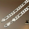 925 Sterling Silver Flat Chain Necklace