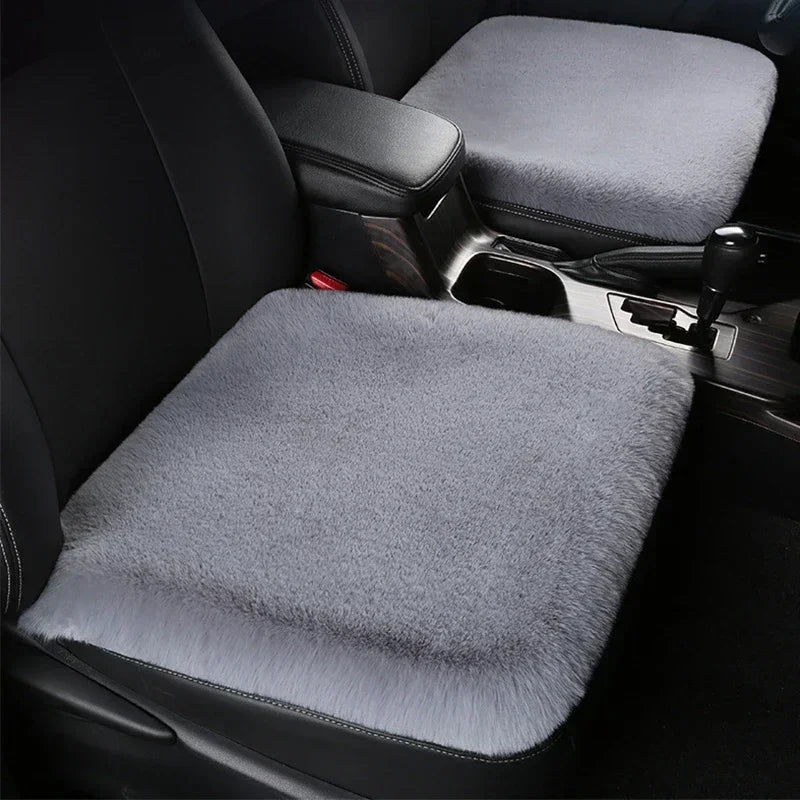 Plush Rabbit Fur Car Seat Cushion