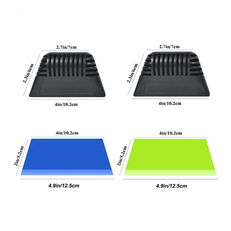 Non-Slip Rubber Squeegee for Window Tint and Vinyl Application