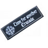 Knights Templar Cross Patch with Hook and Loop Backing