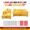 Elastic Stretch Sofa Cover with Non-Slip Backing