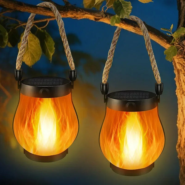 Solar-Powered Rechargeable Camping Lantern