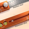 Foldable Aluminum Alloy Marking and Measuring Tool