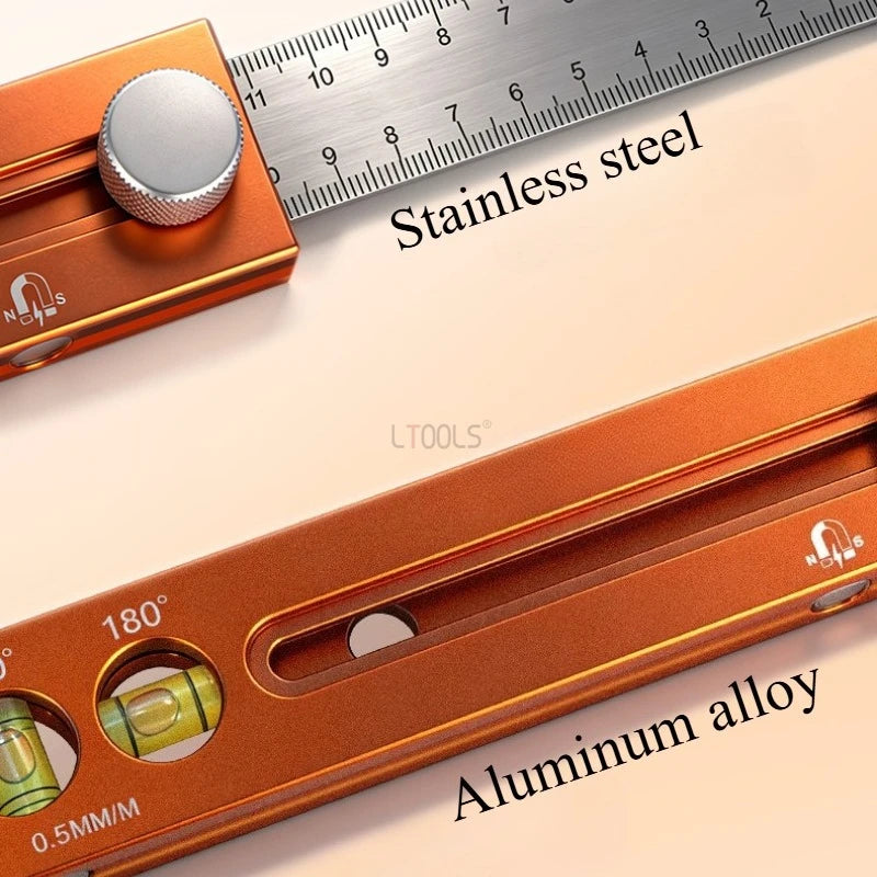 Foldable Aluminum Alloy Marking and Measuring Tool