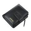 Vintage PU Leather Zipper Wallet for Men