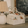 Felt Baby Diaper Caddy Organizer with Pockets and Removable Divider