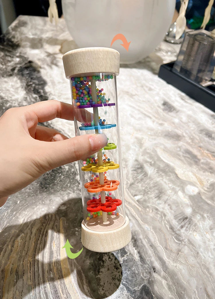 Wooden Rainmaker Musical Instrument for Kids