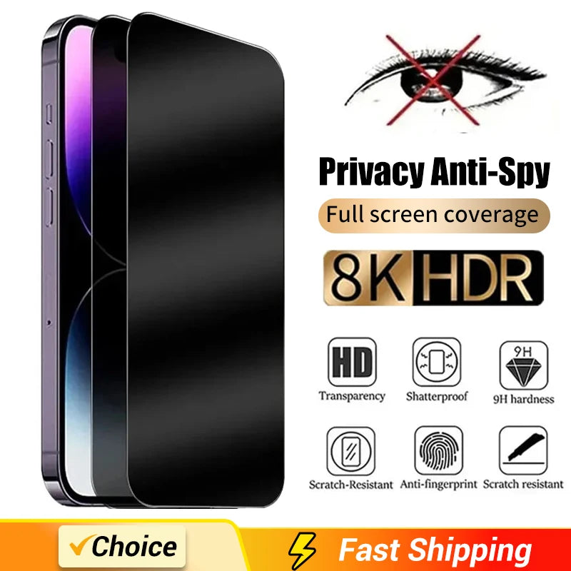 Privacy Screen Protector for iPhone – Anti-Spy Tempered Glass