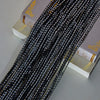 Black and gold boho tassel string curtain for doorways and room dividers