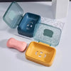 Dustproof Drainage Soap Dish with Lid