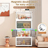 Foldable Double-Door Storage Cabinet