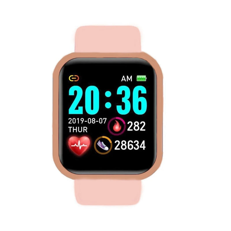 Y68 Digital Smart Watch with Fitness Tracking