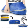 Travel Packing Cubes Set with Compression Zippers
