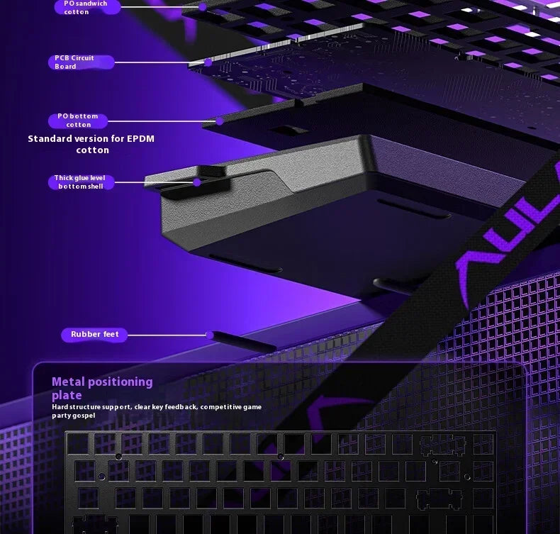 Aula Win60/Win68 Magnetic Switch Gaming Keyboard with 8K Polling