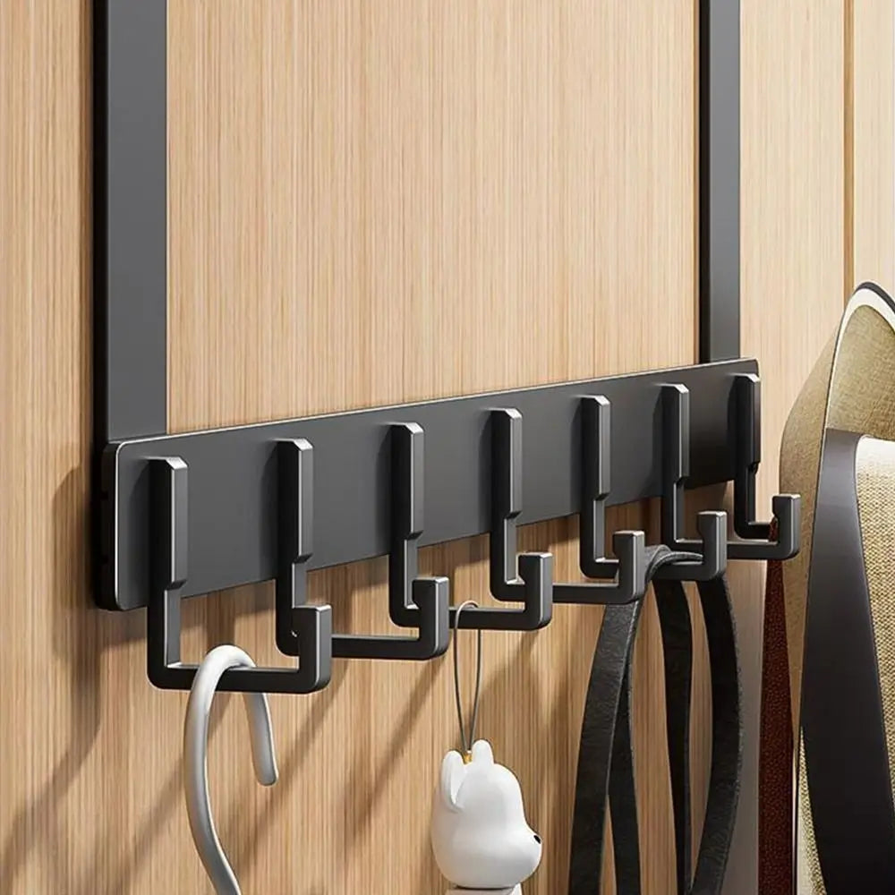 Over-the-Door 6-Hook Organizer Rack