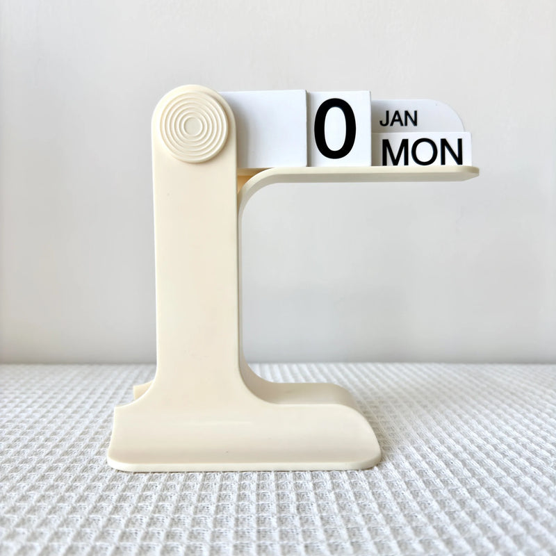 Moderner Minimalistischer Perpetueller Schreibtischkalender